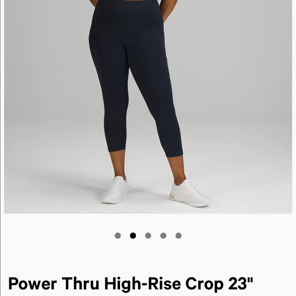 Lululemon Power Thru Leggings